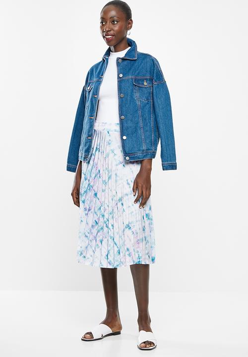 Superbalist - Printed pleated skirt - multi 