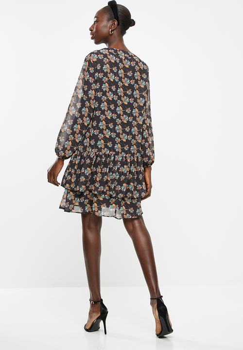 Superbalist - Dropped waist kitty bow dress - multi