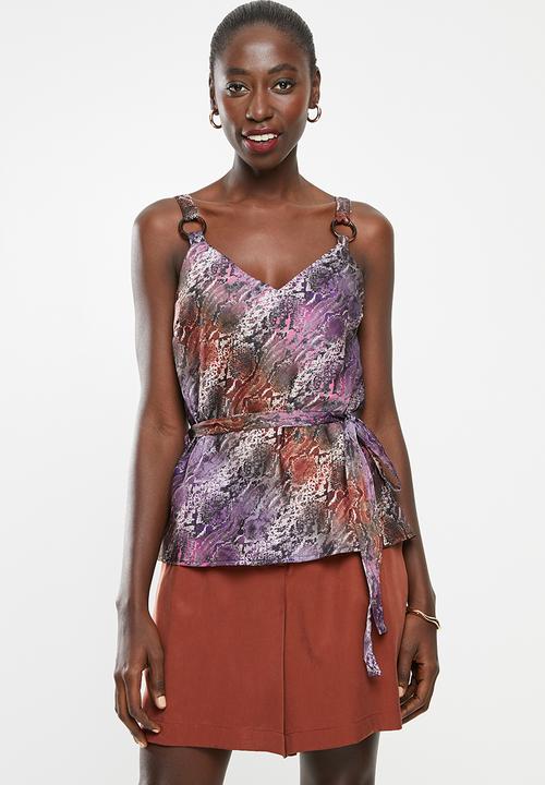 Superbalist - Ring detail cami - multi