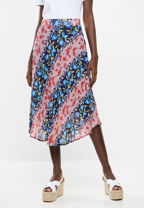 Superbalist - Printed pleated skirt - multi