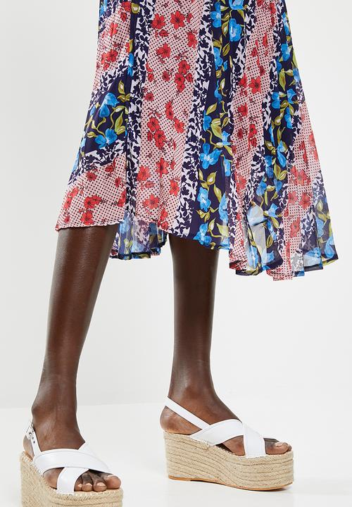 Superbalist - Printed pleated skirt - multi