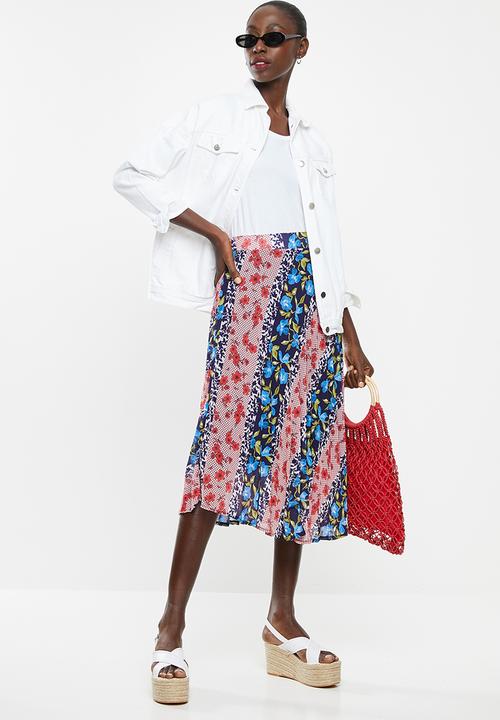 Superbalist - Printed pleated skirt - multi