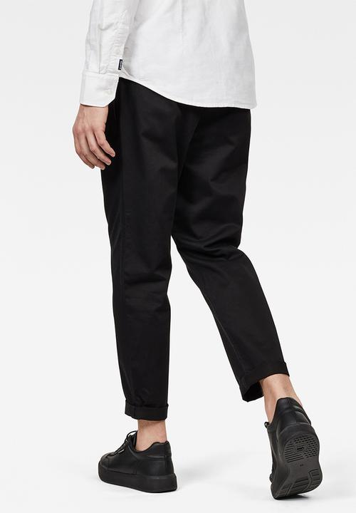 G-STAR - Varve relaxed chino  - dark black