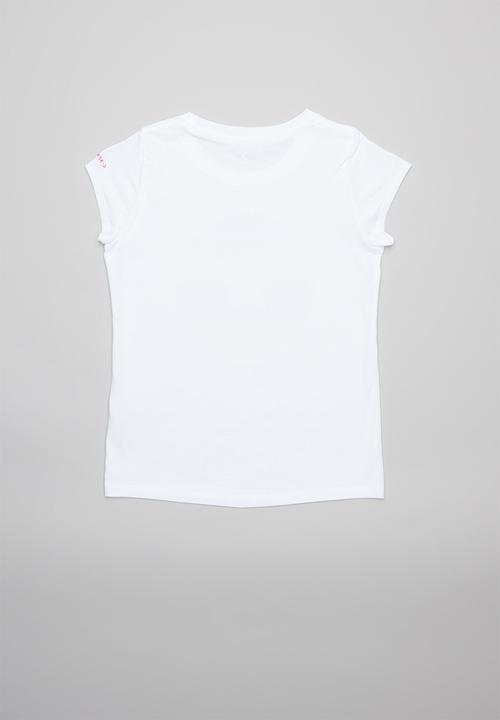 Converse - Converse girls foil tee - white