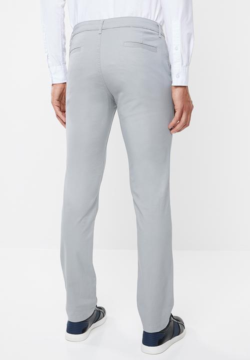 Superbalist - Caleb slim chino - light grey 