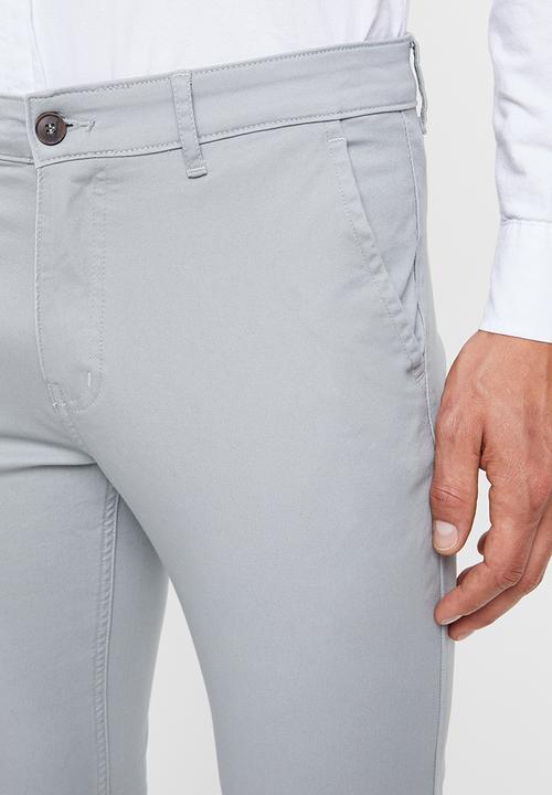 Superbalist - Caleb slim chino - light grey 