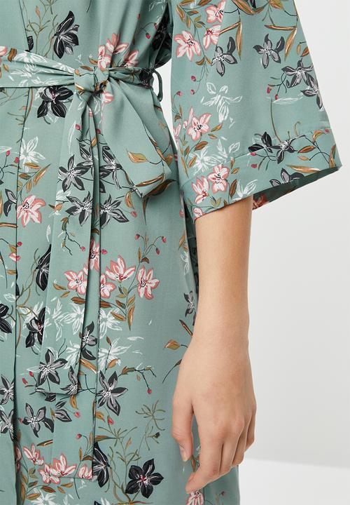 Superbalist - Printed robe - green