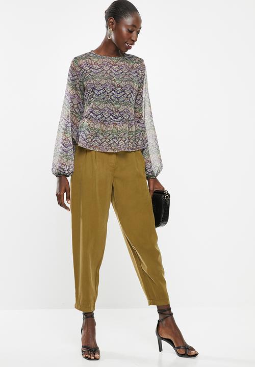 Superbalist - Sheer gypsy blouse - multi 