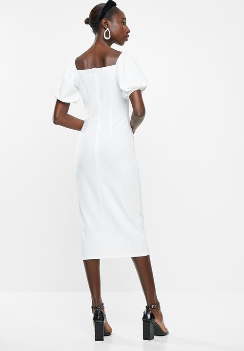Superbalist - Square neck bodycon - white
