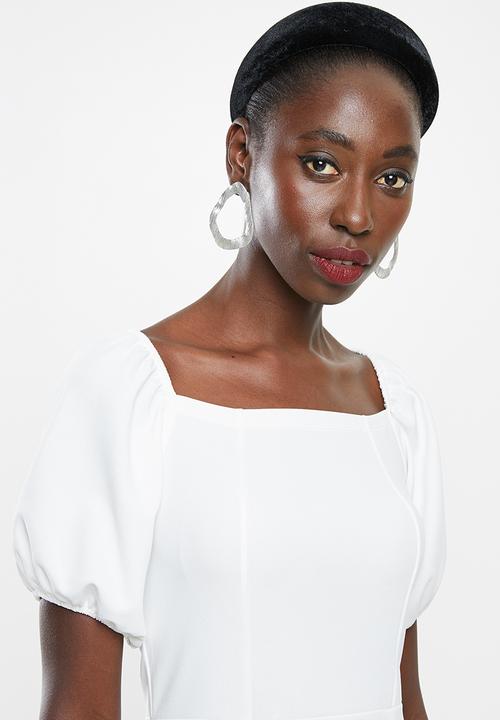 Superbalist - Square neck bodycon - white