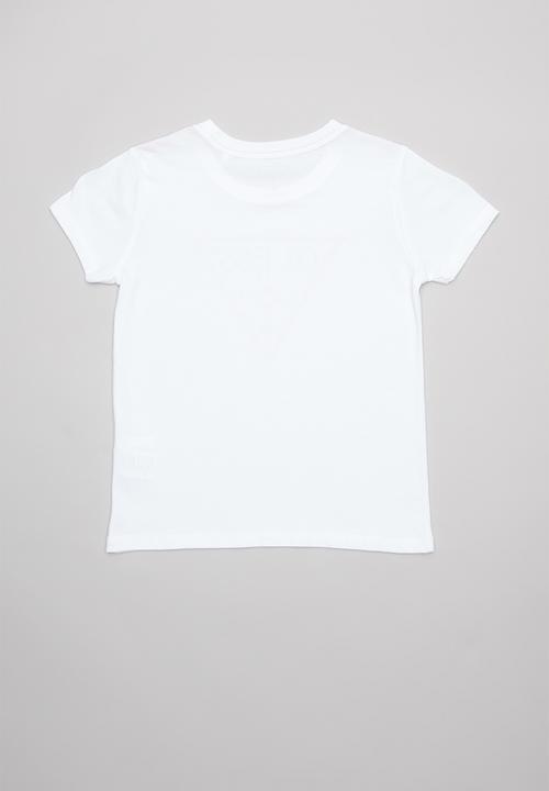 GUESS - Short sleeve Guess triangle tee - white