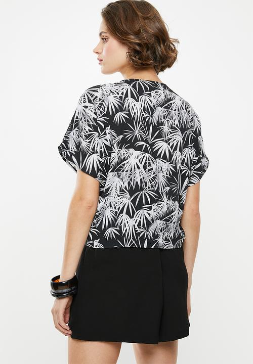 Superbalist - Drawcord shell - black & grey 