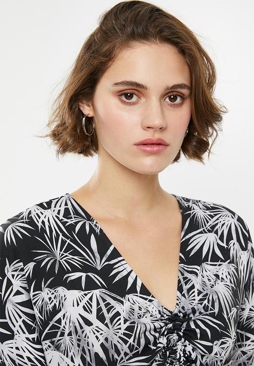 Superbalist - Drawcord shell - black & grey 