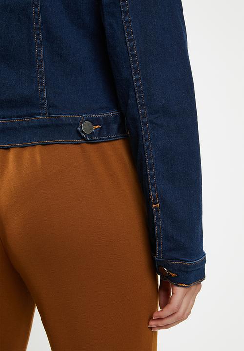 Superbalist - Fitted denim jacket - navy