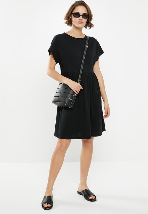 Superbalist - Knit babydoll dress - black