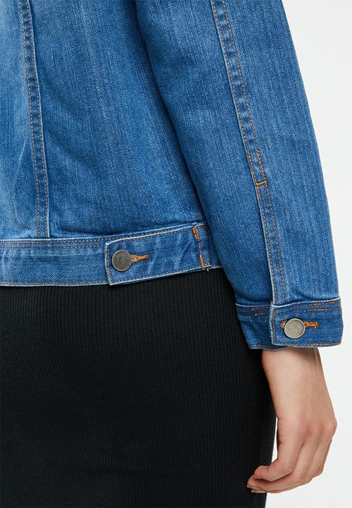 Superbalist - Tia oversize denim jacket - blue
