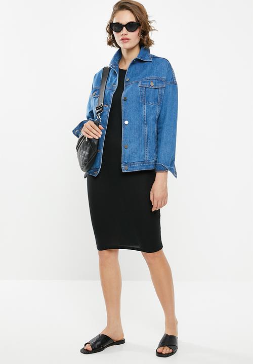 Superbalist - Tia oversize denim jacket - blue