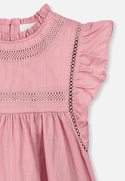 Cotton On - Lou high neck top - pink 