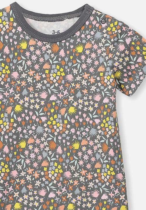 Cotton On - The short sleeve romper - multi