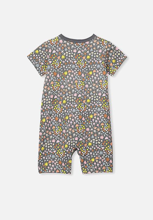 Cotton On - The short sleeve romper - multi