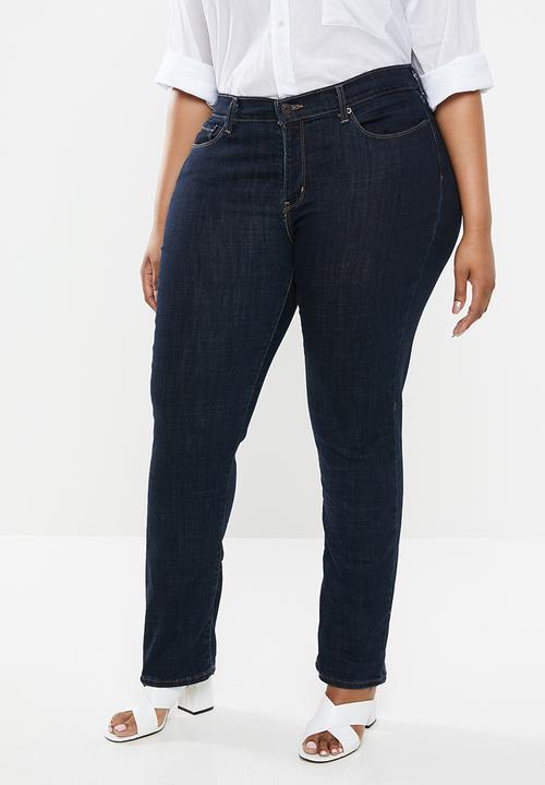 levi's curvy fit straight leg jeans