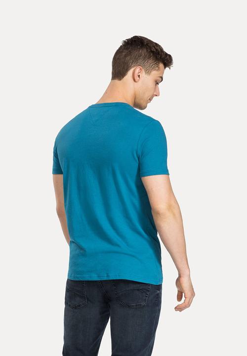 Tommy Hilfiger - Tommy jeans essential logo tee - blue