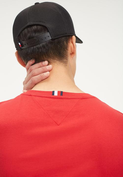 Tommy Hilfiger - Embossed box tee - red