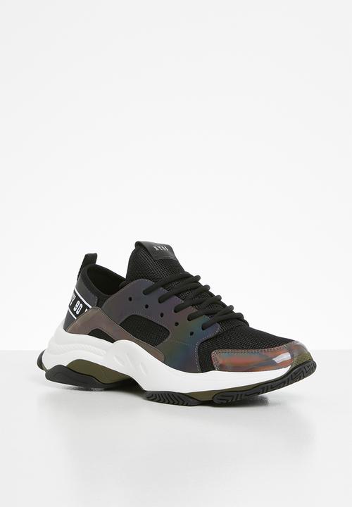 Steve Madden - Ajax sneaker - black metallic