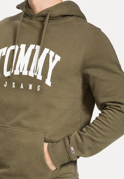 Tommy Hilfiger - Tjm essential Tommy hoodie - khaki