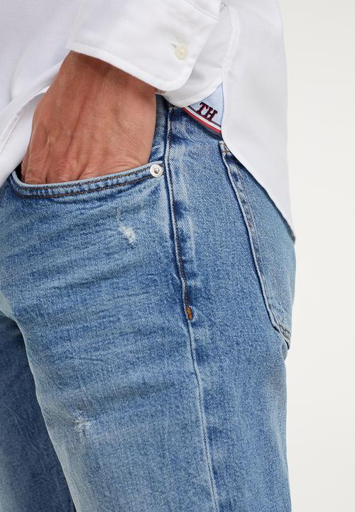 Tommy Hilfiger - Slim essential dobby shirt - white