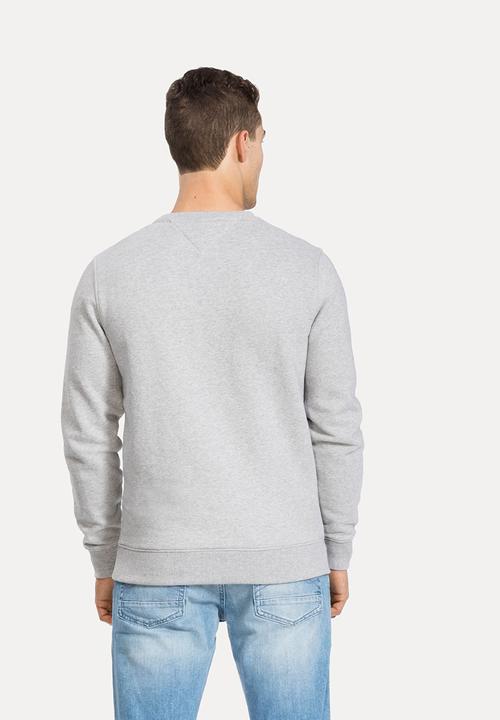 Tommy Hilfiger - Tommy jeans split block logo crew - grey