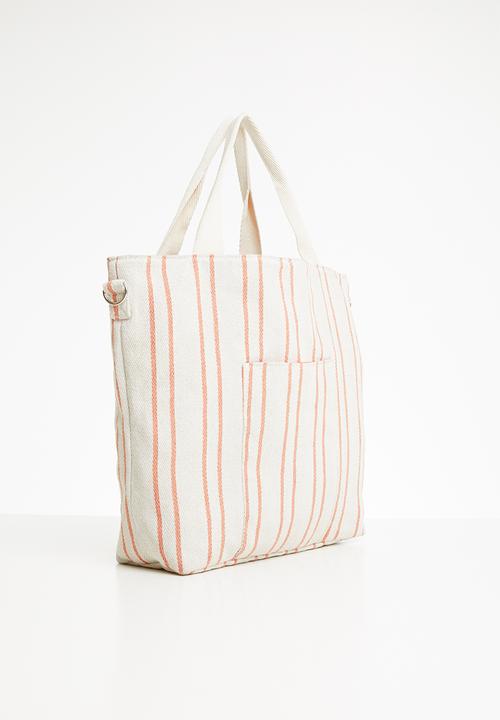 Cotton On - Slouchy washed tote - peach