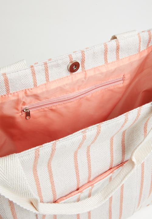 Cotton On - Slouchy washed tote - peach