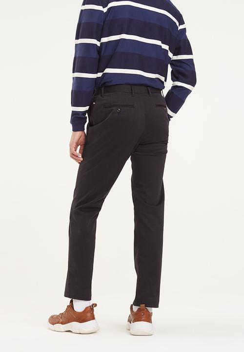 Tommy Hilfiger - Straight denton chino - black