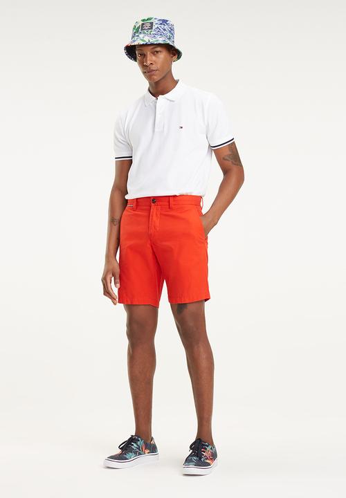 Tommy Hilfiger - Basic tipped regular polo - white