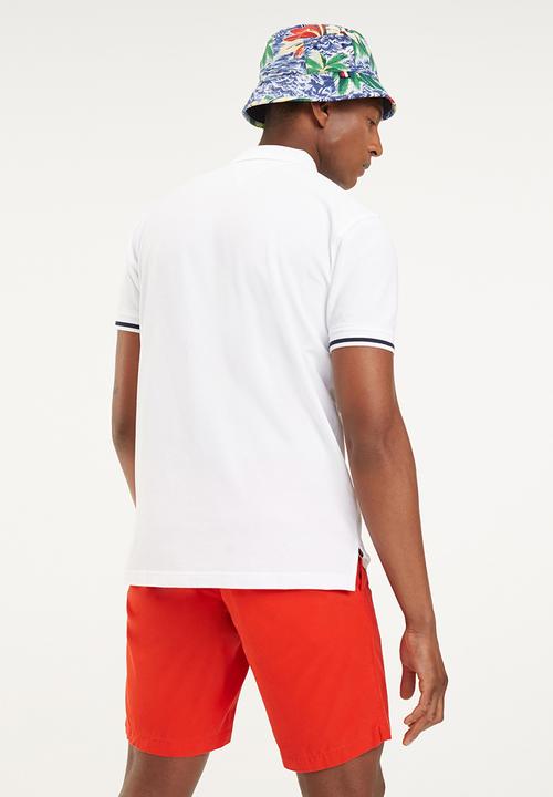 Tommy Hilfiger - Basic tipped regular polo - white