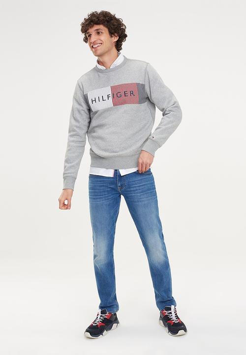 Tommy Hilfiger - Hilfiger logo sweatshirt - grey