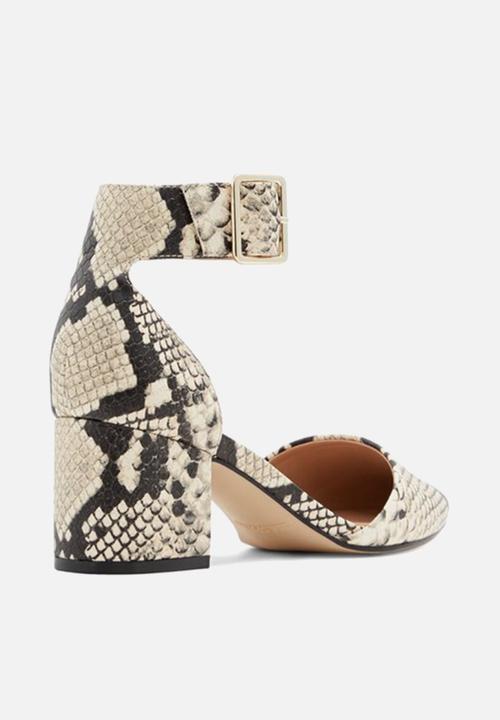 Call It Spring - Agraleria heel - black & white