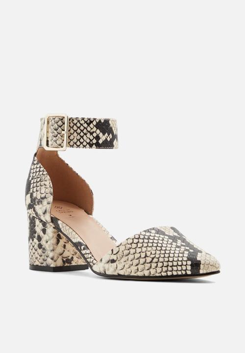 Call It Spring - Agraleria heel - black & white