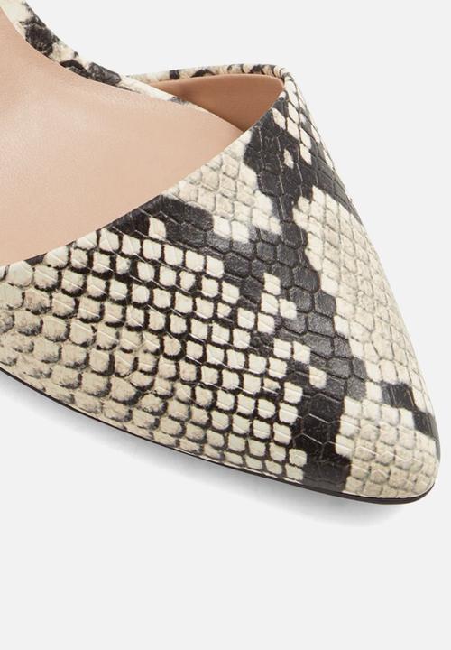 Call It Spring - Agraleria heel - black & white