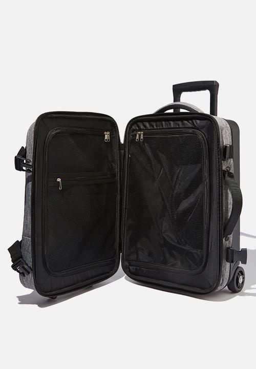 LOST - Small soft suitcase - grey