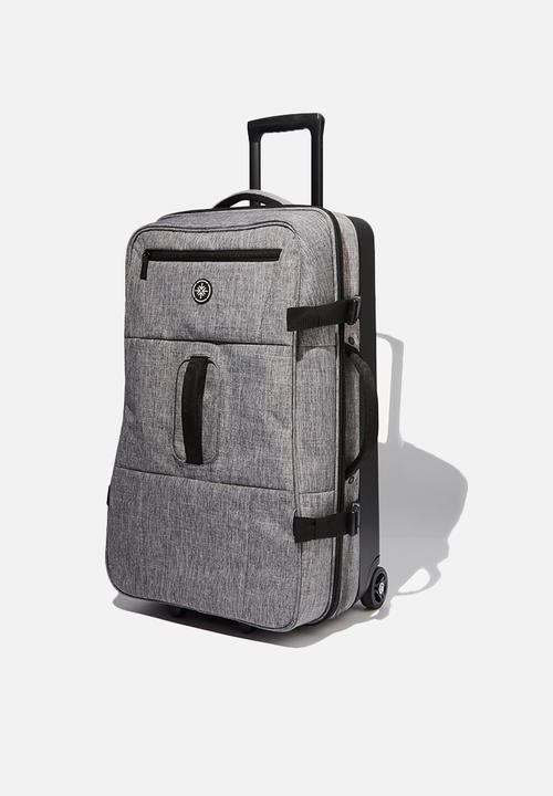 LOST - Large soft suitcase - grey