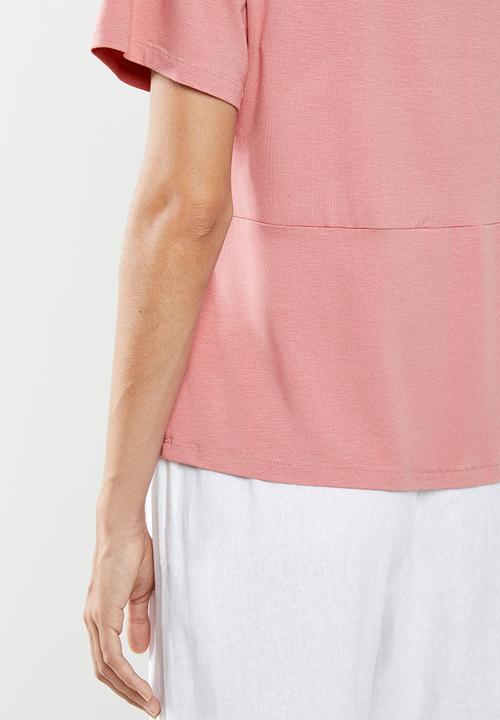 edit - Combo tee - pink