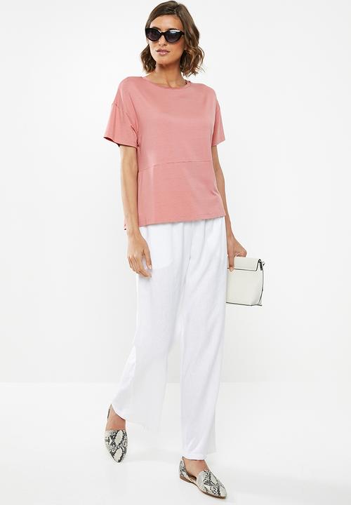 edit - Combo tee - pink