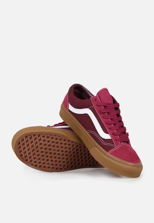 Vans - Vans ua style 36 - (gum) beet red/port royale