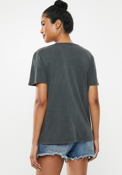 Factorie - Relaxed graphic T-shirt - grey