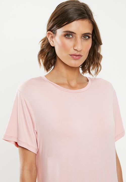 edit - T-shirt dress - pink