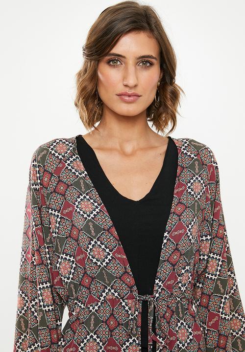 edit - Draw waist kimono - multi