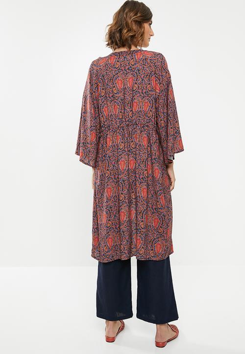 edit - Draw waist kimono - multi 