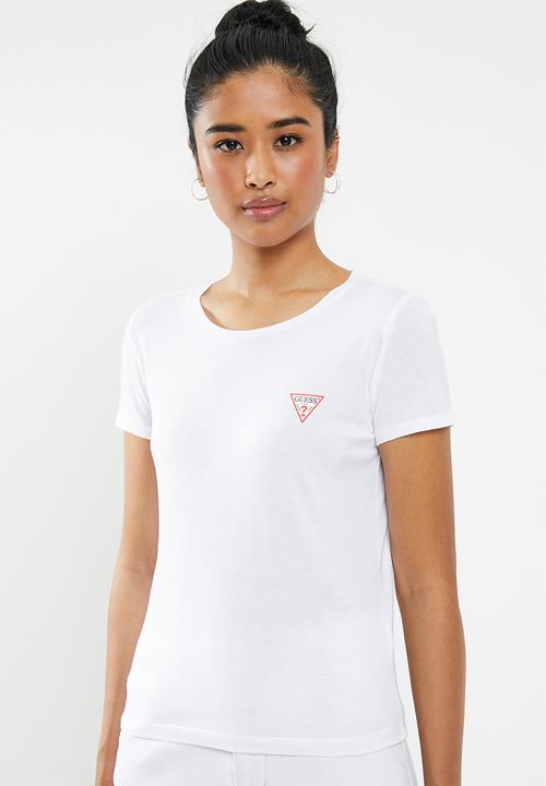 GUESS - Baby crew logo tee - white
